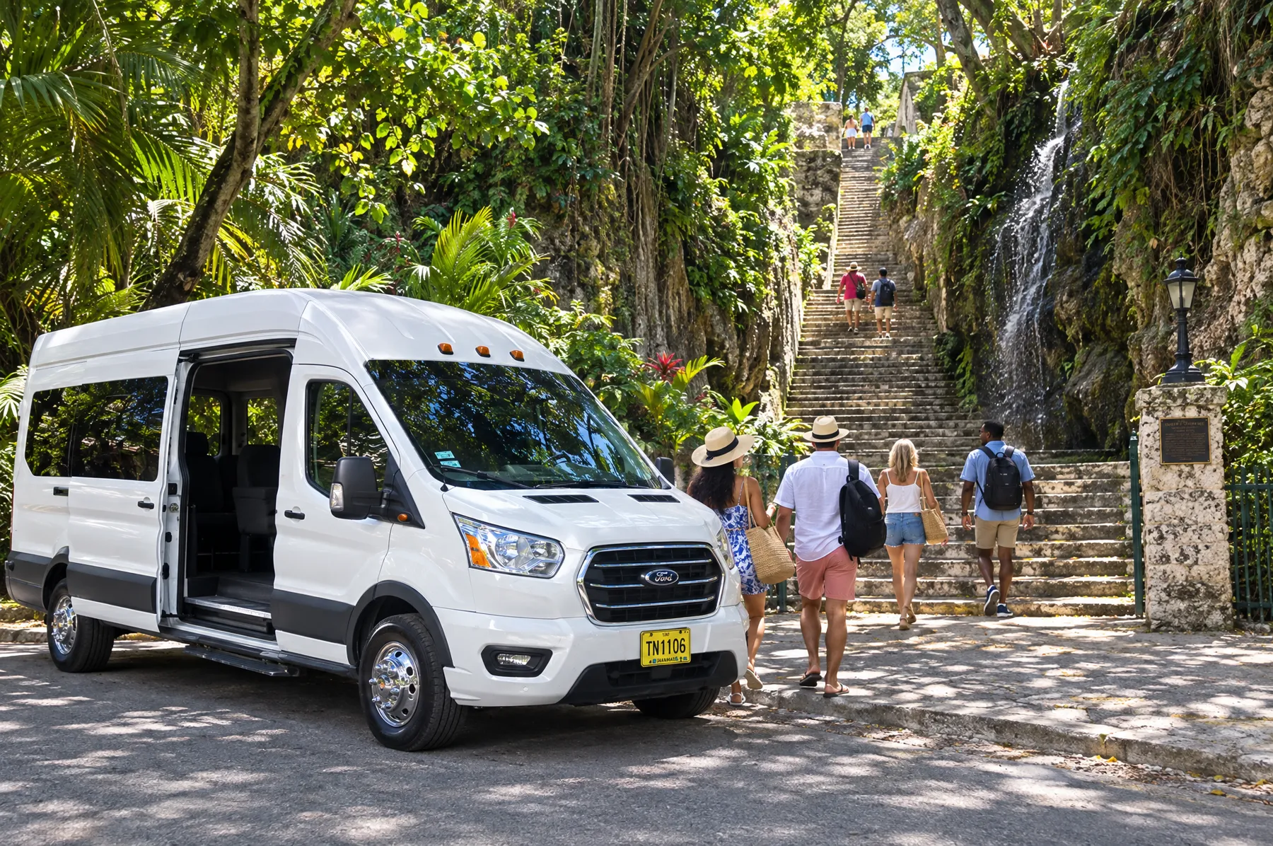 Van at the Queen's Staircase